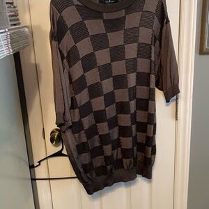 Protegé Collection Brown and Black Sweater Size XL